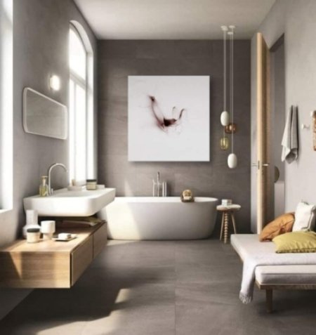 quadri design, bagno, vasca